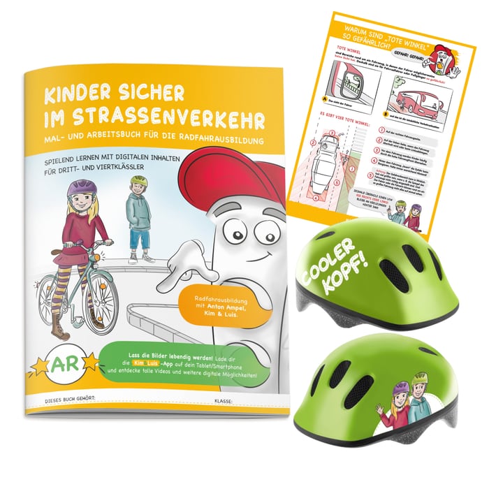 Mal- und Arbeitsbuch „Kinder sicher im Straßenverkehr“